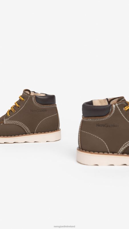 NeroGiardini Boy Art. I325020M Junior leather ankle boots Bosco N8HP4388