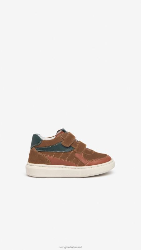 NeroGiardini Boy Art. I328980M Junior leather sneakers Cuoio N8HP4384