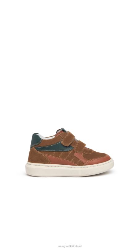 NeroGiardini Boy Art. I328980M Junior leather sneakers Cuoio N8HP4384