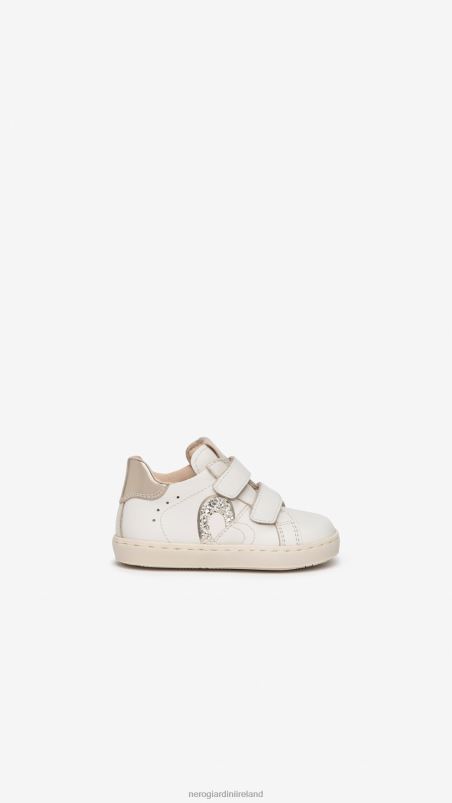 NeroGiardini Girl Art. I322521F Junior leather sneakers Osso N8HP4399