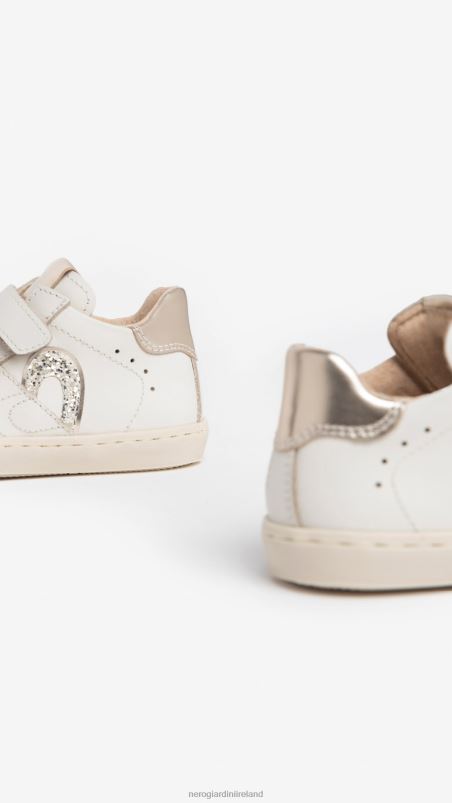 NeroGiardini Girl Art. I322521F Junior leather sneakers Osso N8HP4399