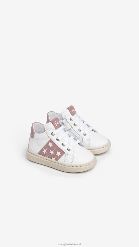 NeroGiardini Girl Art. I322535F Junior leather sneakers Bianco N8HP4406