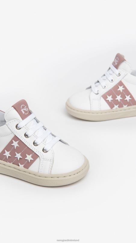 NeroGiardini Girl Art. I322535F Junior leather sneakers Bianco N8HP4406