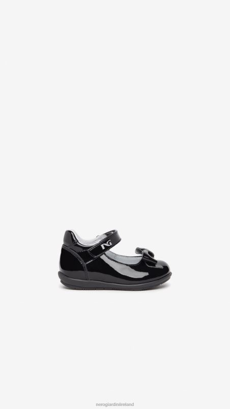 NeroGiardini Girl Art. I322542F Junior technical fabric ballerina shoes Nero N8HP4418
