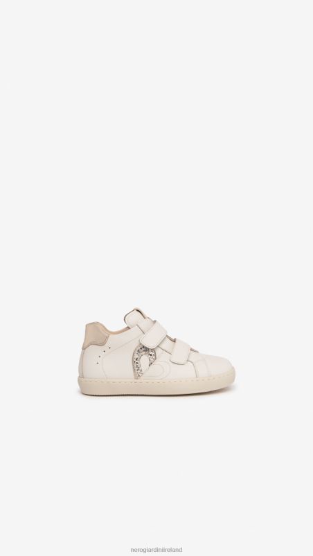 NeroGiardini Girl Art. I327521F Junior leather sneakers Osso N8HP4409