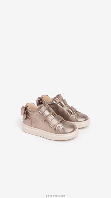 NeroGiardini Girl Art. I327536F Junior leather sneakers Leo N8HP4411