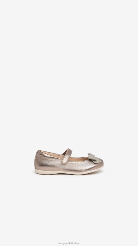 NeroGiardini Girl Art. I327541F Junior leather ballerina shoes Leo N8HP4423