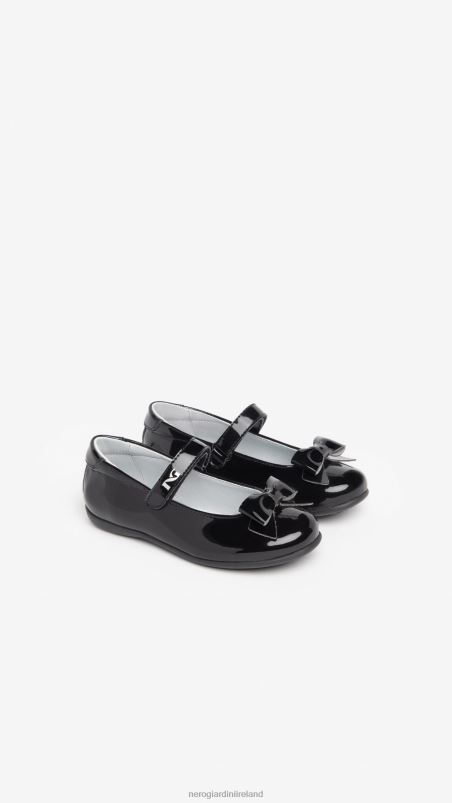 NeroGiardini Girl Art. I327542F Junior technical fabric ballerina shoes Nero N8HP4422