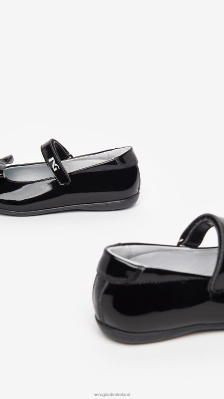 NeroGiardini Girl Art. I327542F Junior technical fabric ballerina shoes Nero N8HP4422