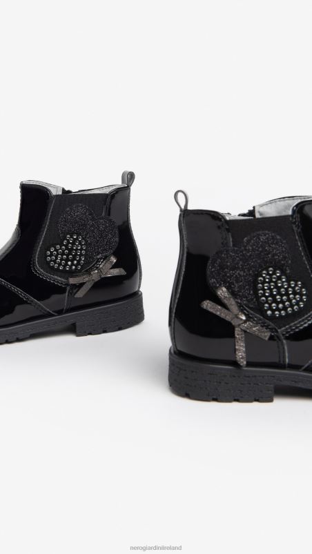 NeroGiardini Girl Art. I327571F Junior technical fabric chelsea boots Nero N8HP4438