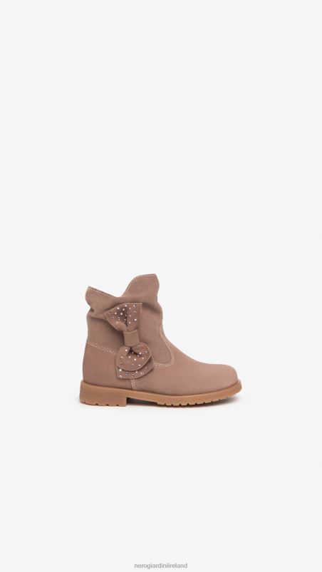 NeroGiardini Girl Art. I327581F Junior leather ankle boots Cipria N8HP4441