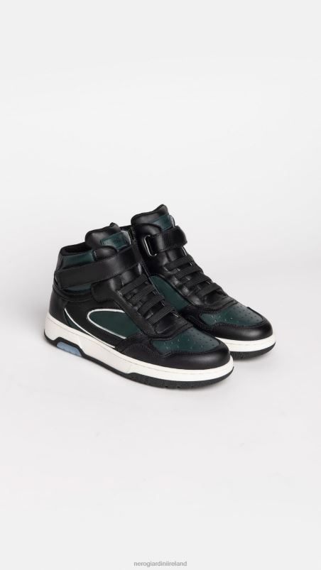 NeroGiardini Boy Art. I334530M leather sneakers Nero N8HP4449