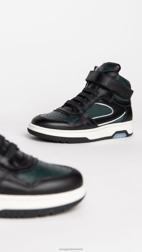 NeroGiardini Boy Art. I334530M leather sneakers Nero N8HP4449