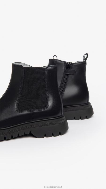NeroGiardini Boy Art. I334563M leather chelsea boots Nero N8HP4454