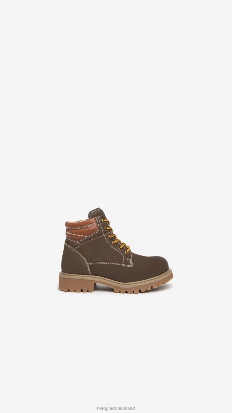 NeroGiardini Boy Art. I334580M leather ankle boots Bosco N8HP4455