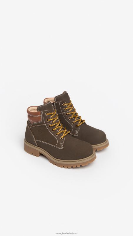 NeroGiardini Boy Art. I334580M leather ankle boots Bosco N8HP4455