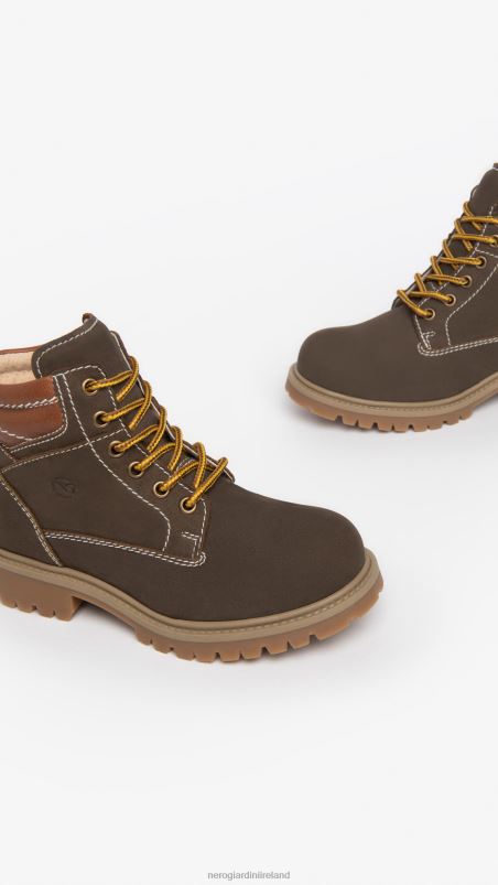NeroGiardini Boy Art. I334580M leather ankle boots Bosco N8HP4455