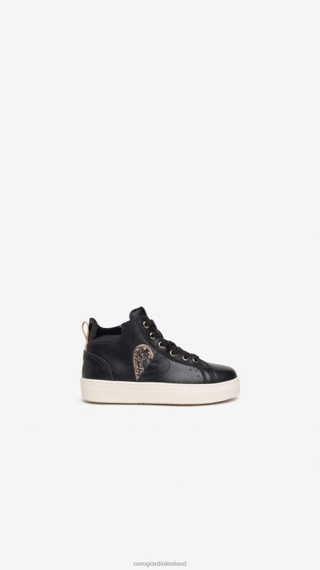 NeroGiardini Girl Art. I332721F leather sneakers Nero N8HP4463