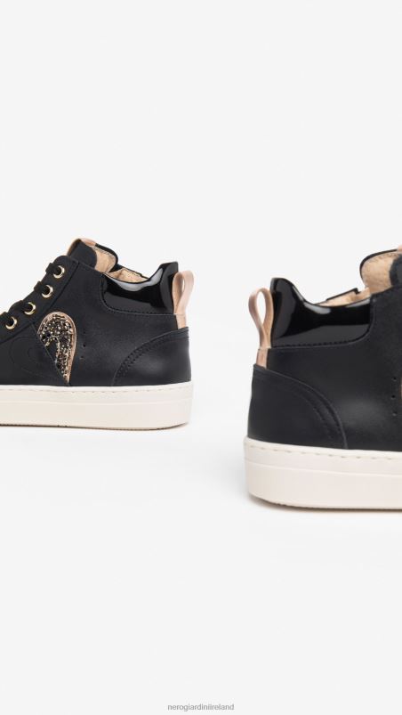 NeroGiardini Girl Art. I332721F leather sneakers Nero N8HP4463