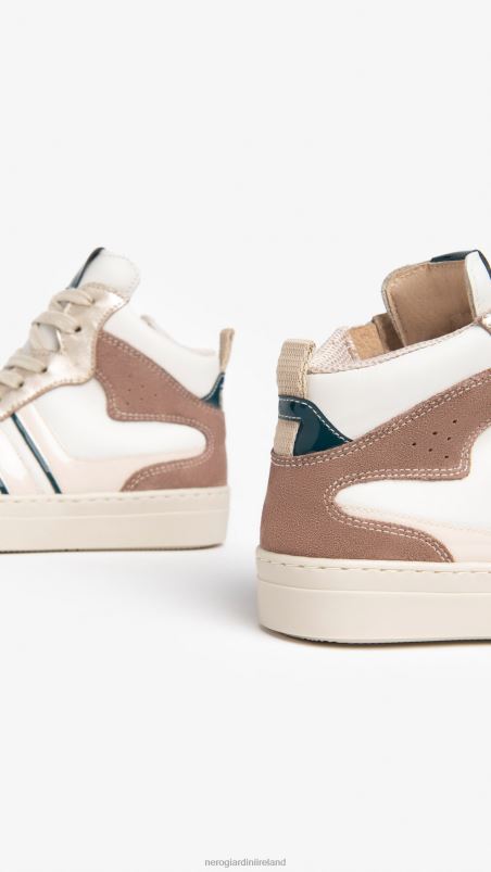 NeroGiardini Girl Art. I332726F leather sneakers Cipria N8HP4467