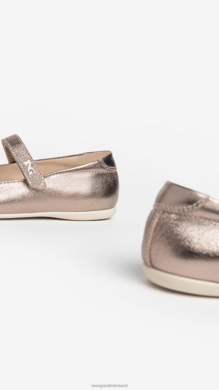 NeroGiardini Girl Art. I332741F leather ballerina shoes Leo N8HP4473