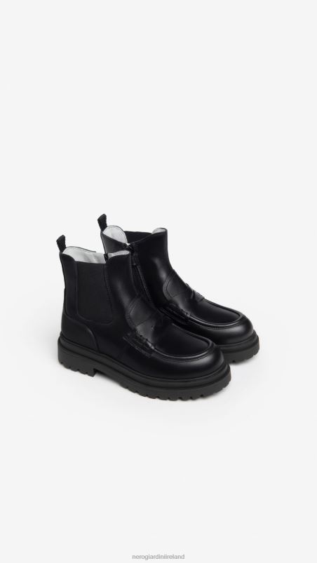 NeroGiardini Girl Art. I332764F leather chelsea boots Nero N8HP4495