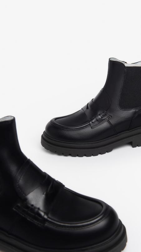NeroGiardini Girl Art. I332764F leather chelsea boots Nero N8HP4495