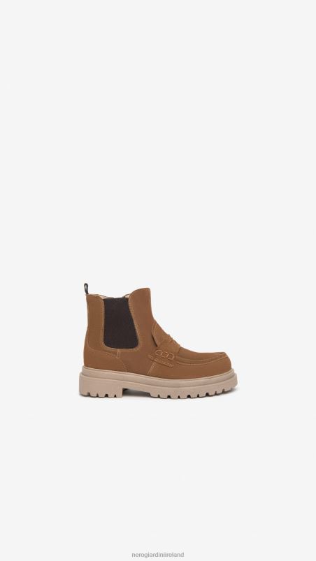 NeroGiardini Girl Art. I332765F leather chelsea boots Malto N8HP4496