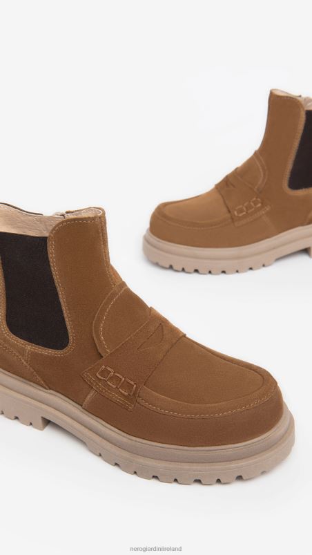 NeroGiardini Girl Art. I332765F leather chelsea boots Malto N8HP4496