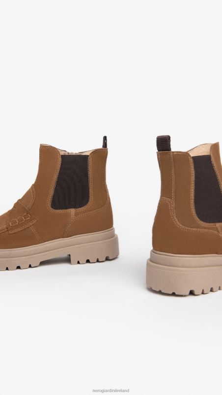 NeroGiardini Girl Art. I332765F leather chelsea boots Malto N8HP4496