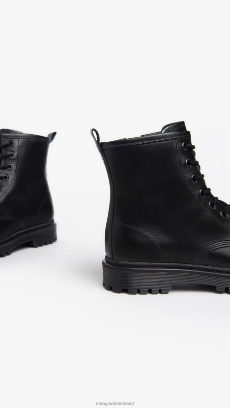 NeroGiardini Girl Art. I332770F leather combat boots Nero N8HP4476