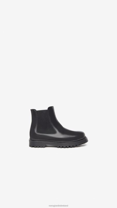 NeroGiardini Girl Art. I332771F leather chelsea boots Nero N8HP4478