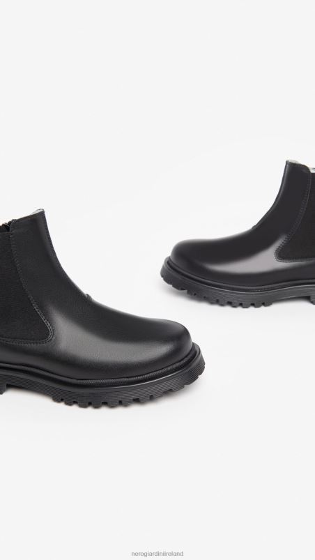 NeroGiardini Girl Art. I332771F leather chelsea boots Nero N8HP4478