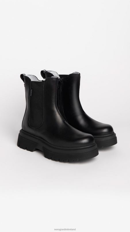 NeroGiardini Girl Art. I332781F leather chelsea boots Nero N8HP4483