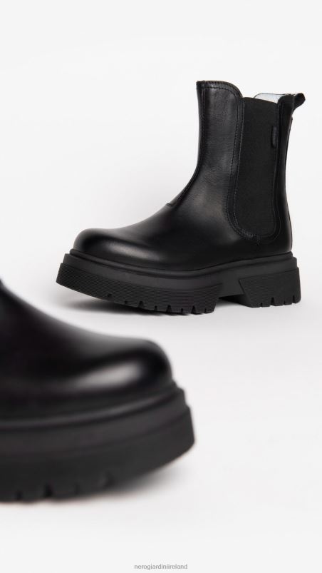 NeroGiardini Girl Art. I332781F leather chelsea boots Nero N8HP4483