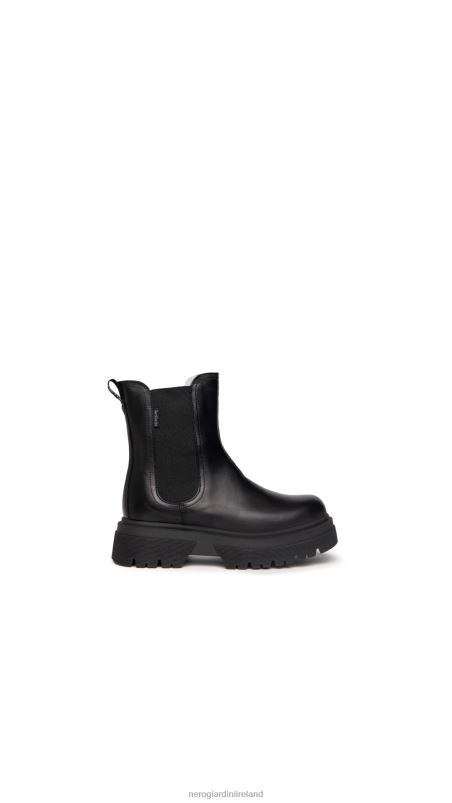 NeroGiardini Girl Art. I332781F leather chelsea boots Nero N8HP4483