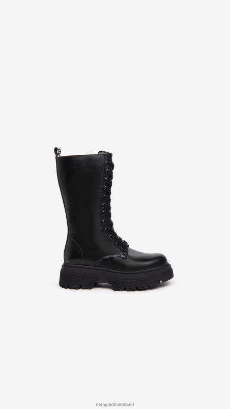 NeroGiardini Girl Art. I332782F leather boots Nero N8HP4481