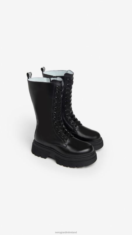 NeroGiardini Girl Art. I332782F leather boots Nero N8HP4481