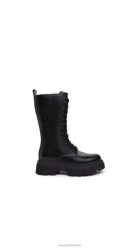 NeroGiardini Girl Art. I332782F leather boots Nero N8HP4481