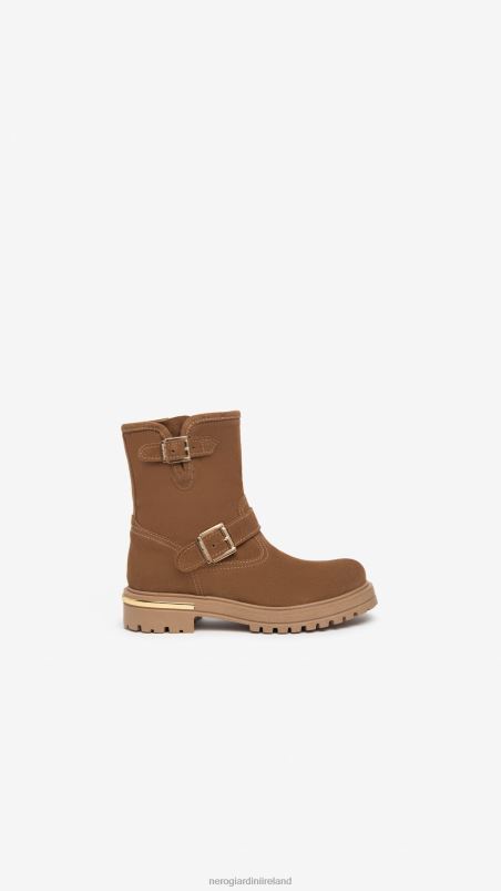 NeroGiardini Girl Art. I332793F leather ankle boots Malto N8HP4490