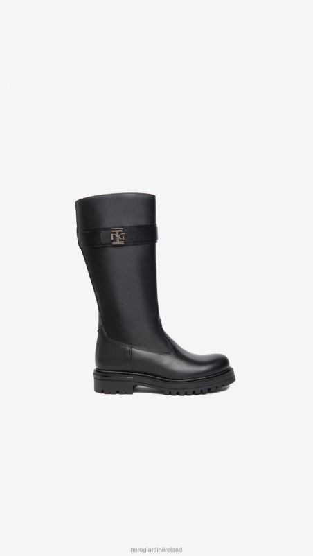 NeroGiardini Girl Art. I332794F leather boots Nero N8HP4491