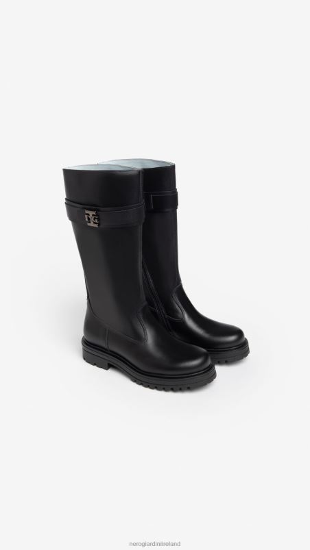 NeroGiardini Girl Art. I332794F leather boots Nero N8HP4491