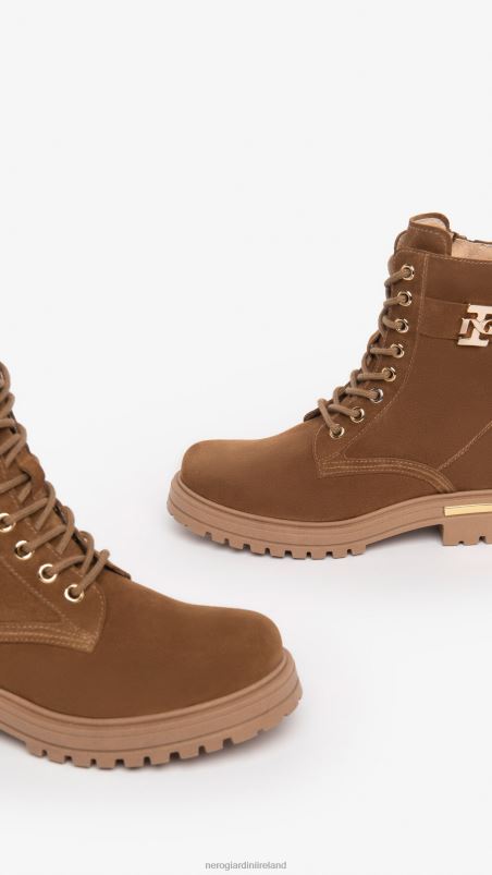 NeroGiardini Girl Art. I332798F leather combat boots Malto N8HP4487