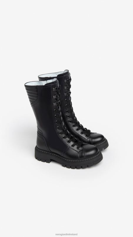 NeroGiardini Girl Art. I332801F leather boots Nero N8HP4479