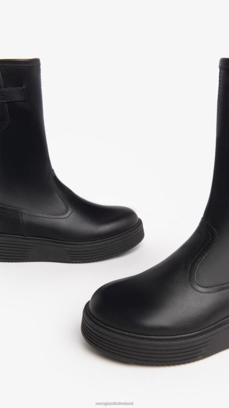 NeroGiardini Girl Art. I332821F leather boots Nero N8HP4484