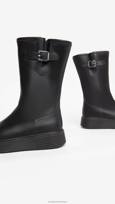 NeroGiardini Girl Art. I332821F leather boots Nero N8HP4484
