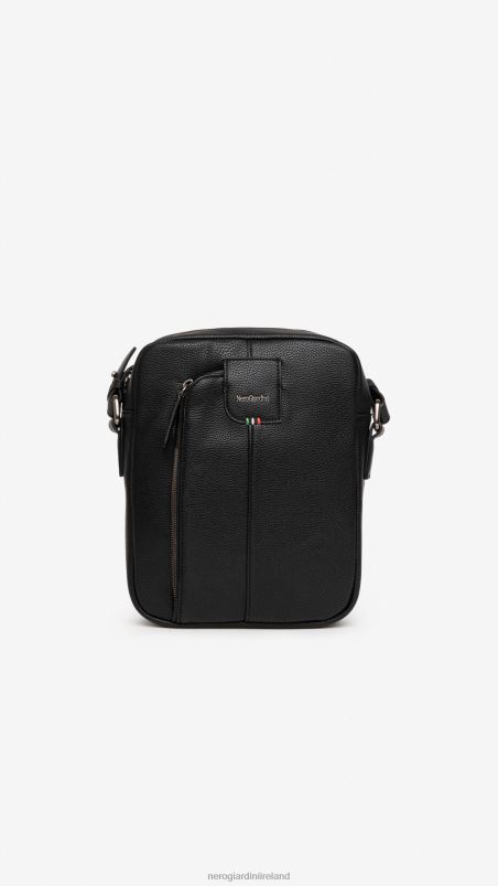 NeroGiardini Men Art. E242501U Technical material purse Nero N8HP4373