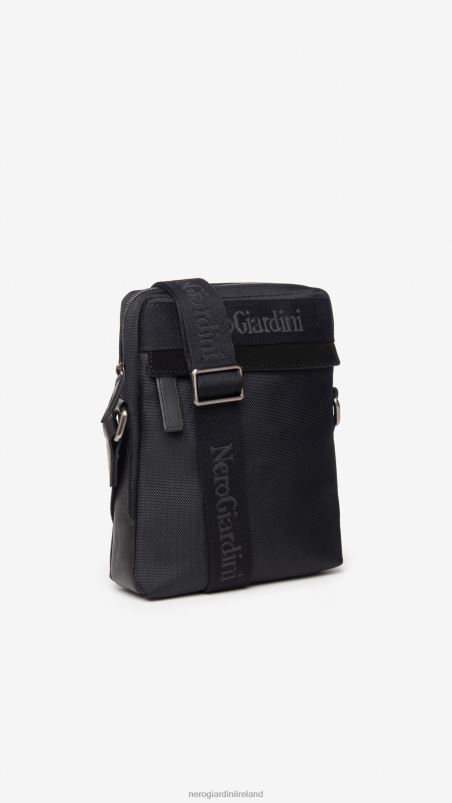 NeroGiardini Men Art. I343600U Canvas purse Nero N8HP4370