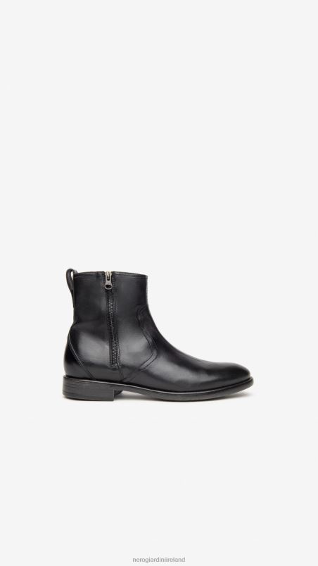 NeroGiardini Men Art. I102132U leather ankle boots Nero N8HP4344