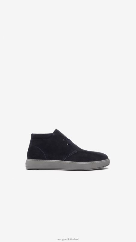 NeroGiardini Men Art. I303064U suede desert boots Blu N8HP4343
